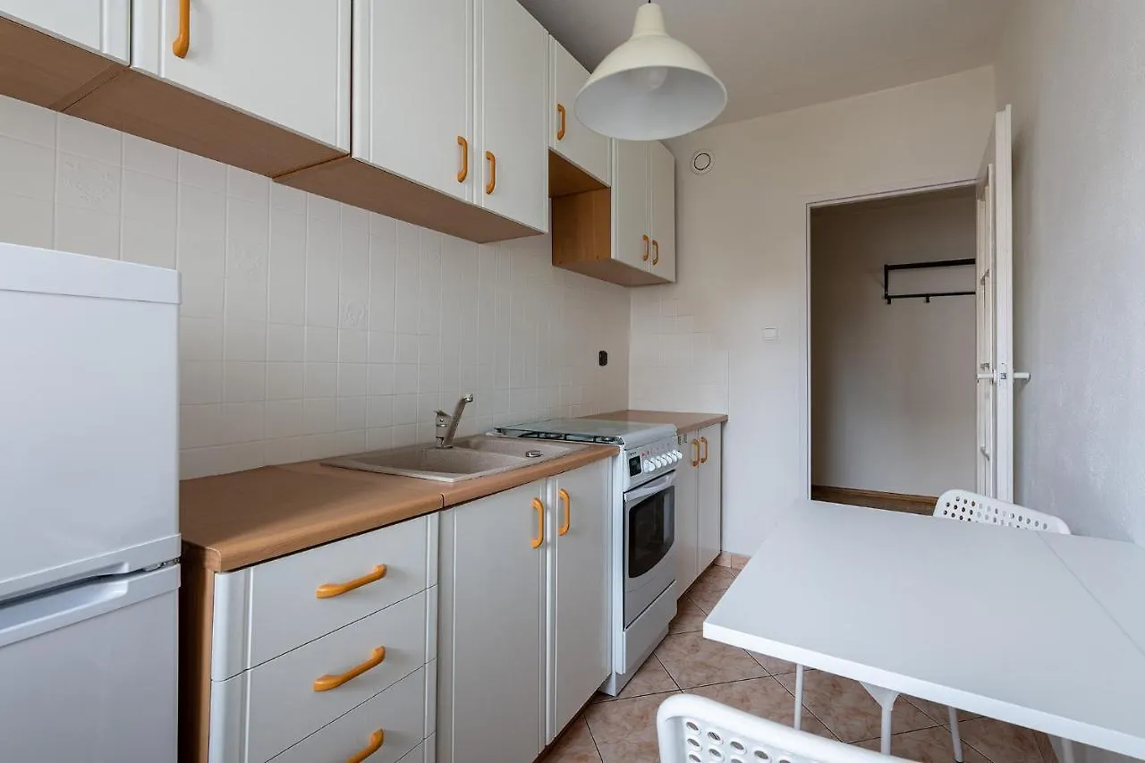 Jagiellonska 4: Private Apartment with Balcony near National Stadium Warsaw
