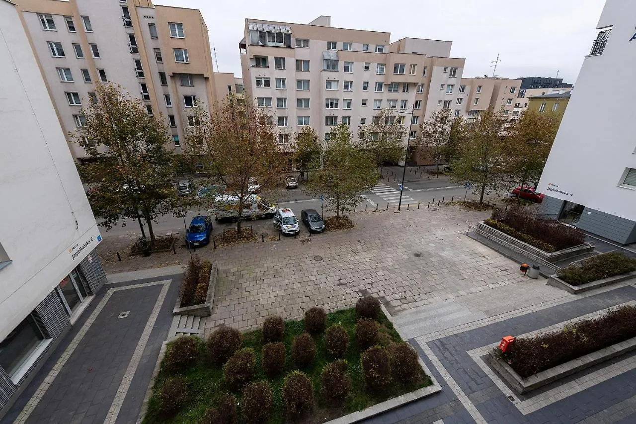 Jagiellonska 4: Private Apartment with Balcony near National Stadium Warsaw Poland